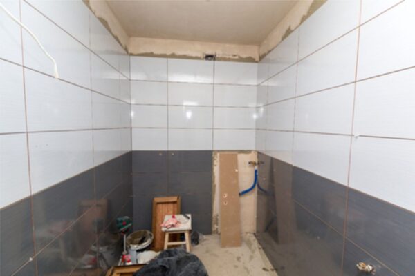 verbouwen van een badkamer